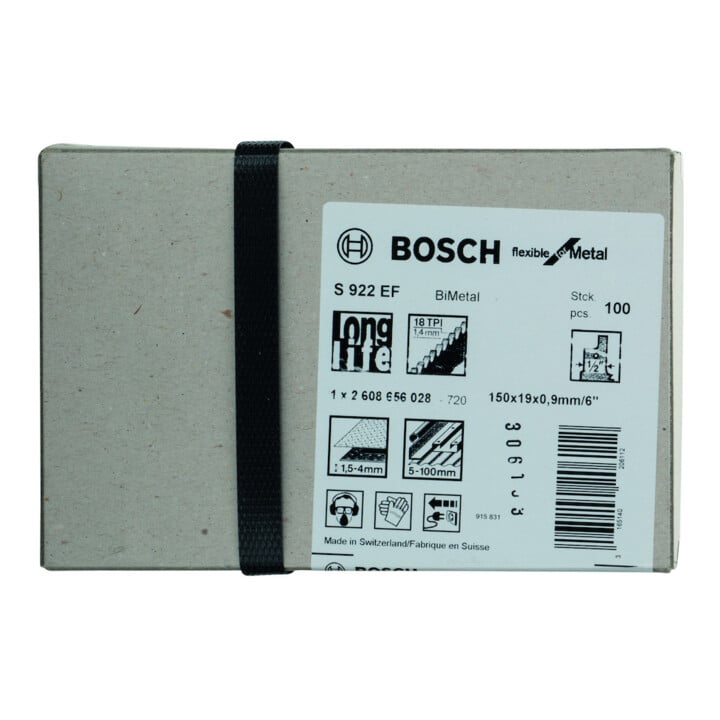 Bosch Säbelsägeblatt S 922 EF VE à 100 Stück Flexible for Metal