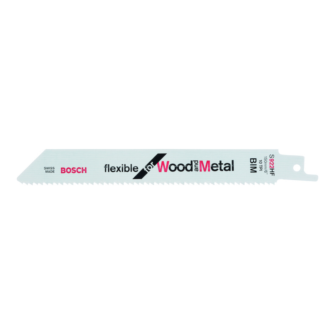 Bosch Säbelsägeblatt S 922 HF, Flexible for Wood and Metal