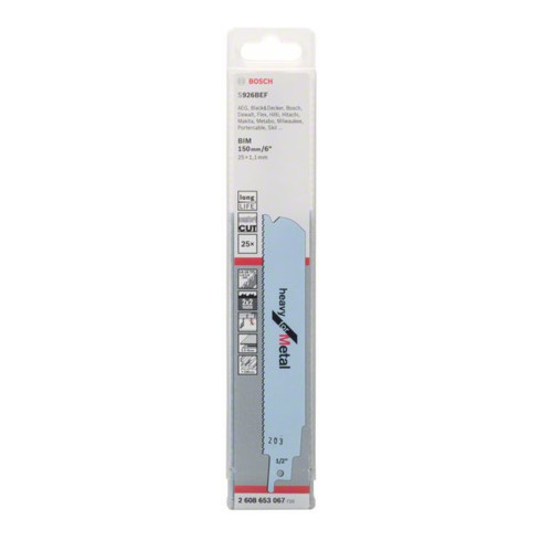 Bosch Säbelsägeblatt S, Heavy for Metal