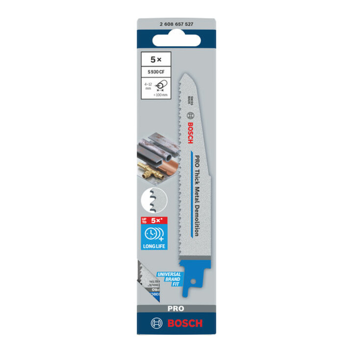 Bosch Säbelsägeblatt S 930 CF, Endurance for Heavy Metal