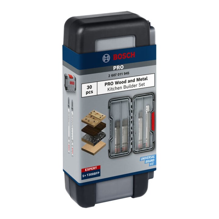 Bosch Sägeblätter PRO Wood and Metal Set Küchenbauer,30tlg