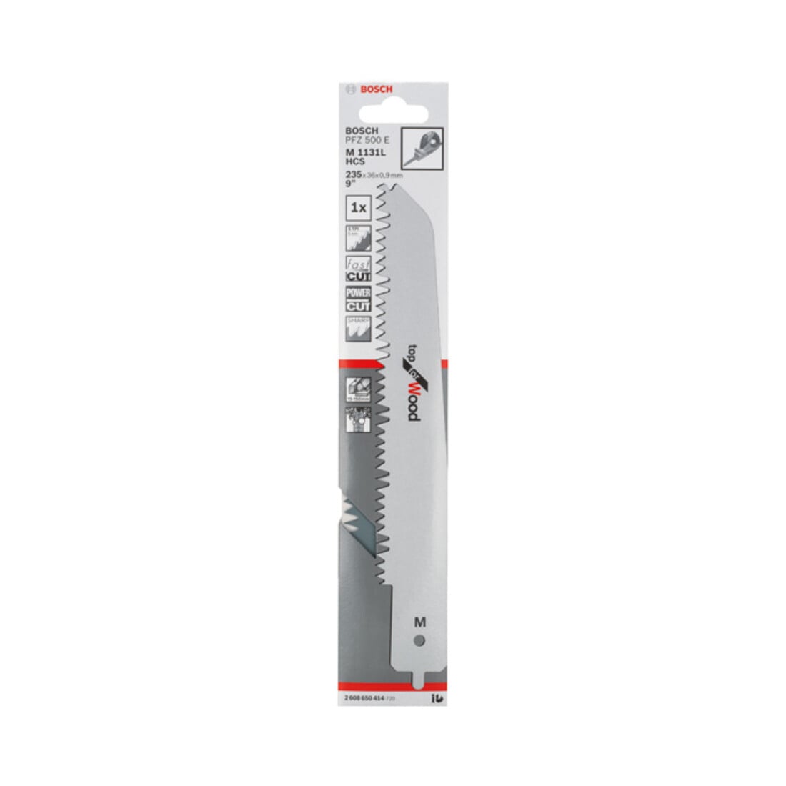 Bosch Sägeblatt HCS M 1131 L Top for Wood für Bosch-Multisäge PFZ 500 E