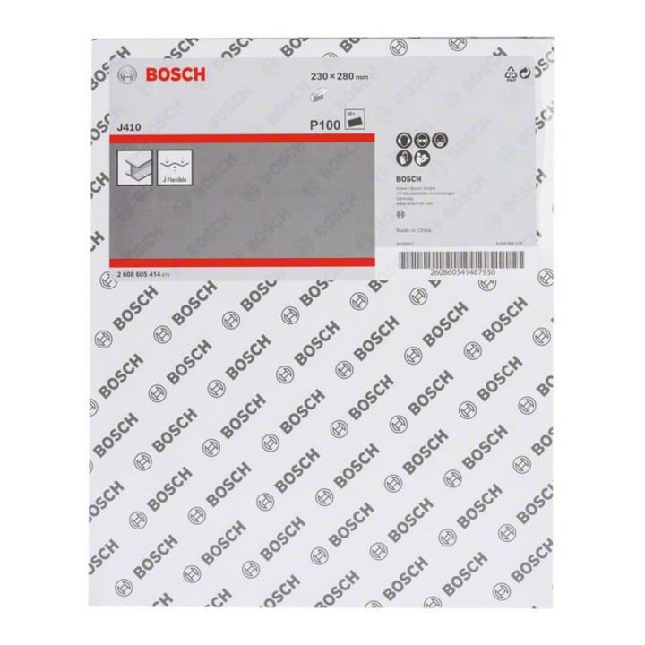 Bosch Sanding Sheet J410 Standard for Metal pour ponceuses à main et ponceuses orbitales
