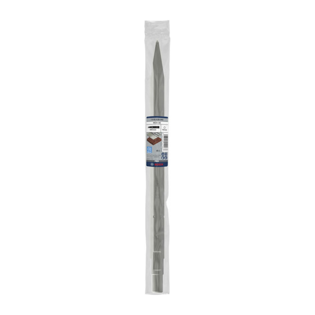 Bosch Scalpello a punta esagonale con collare tornito 400mm