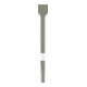 Bosch Scalpello a vanga con attacco esagonale e collare tornito 400x50mm-1