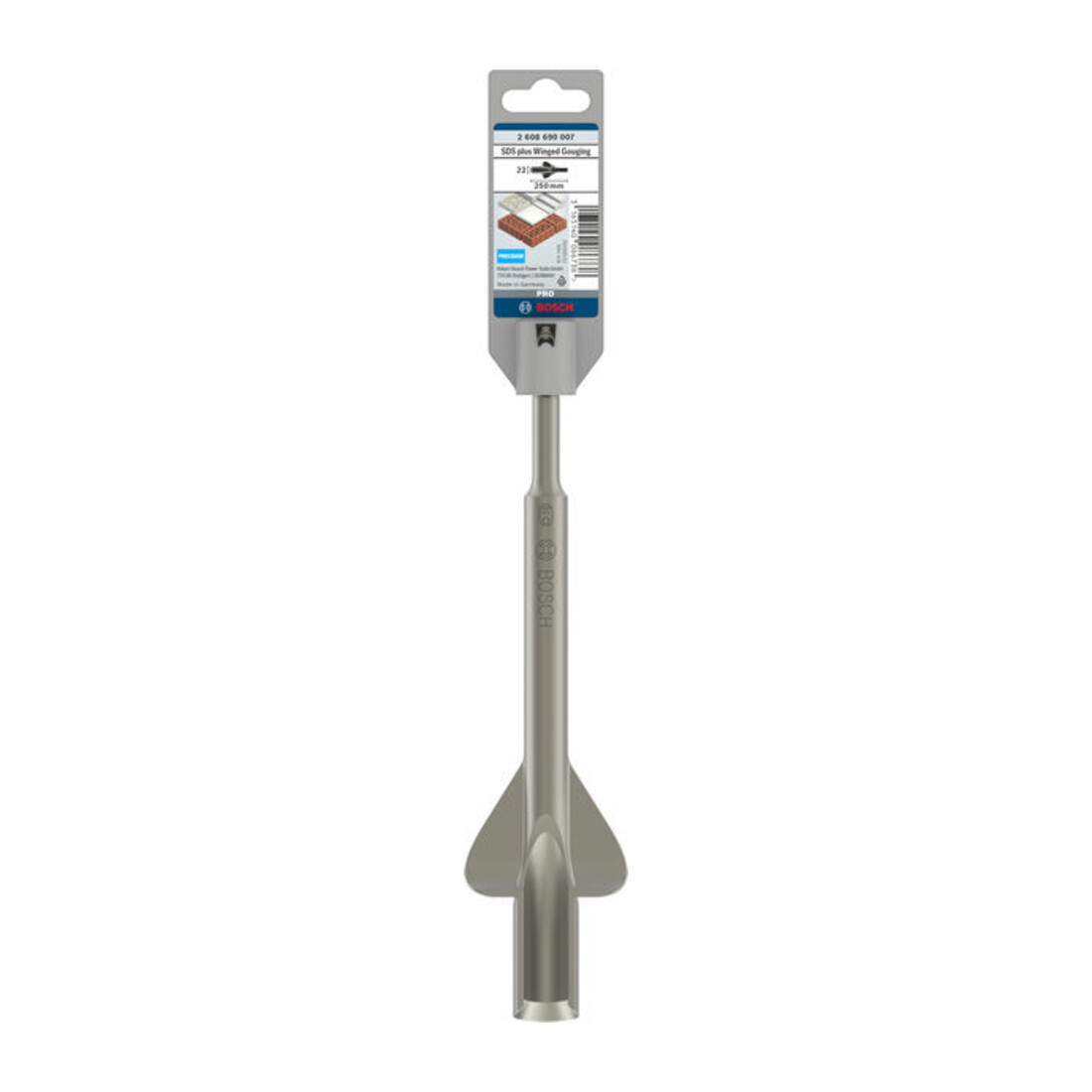 Bosch Scalpello ad alette/a canale SDS plus, 250 x 22 mm