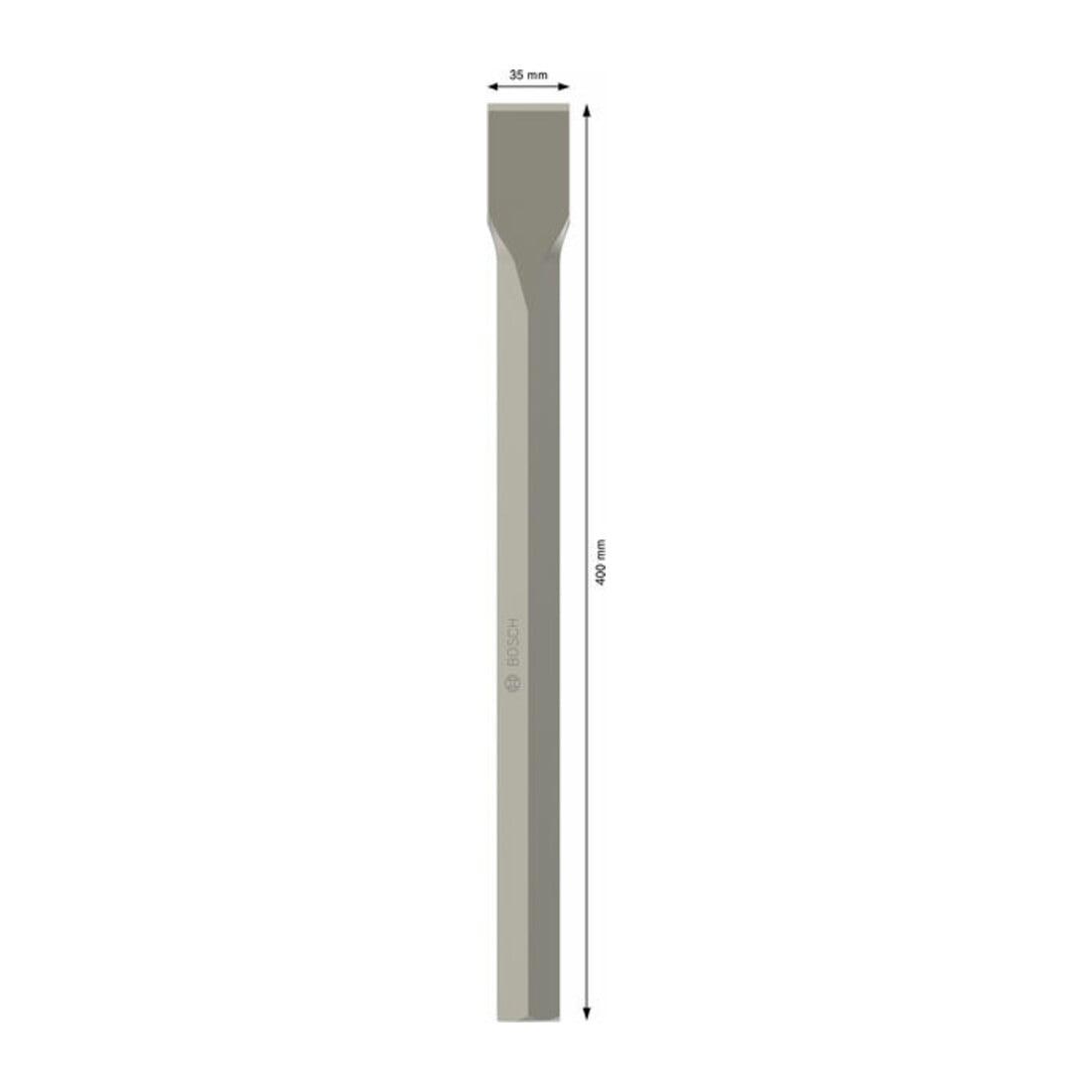 Bosch Scalpello piatto 28 mm gambo esagonale 400 x 36 mm