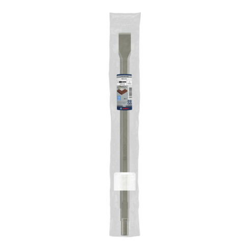 Bosch Scalpello piatto con attacco esagonale da 19mm, collare risvoltato 400x22mm