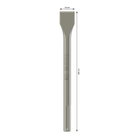 Bosch Scalpello piatto con attacco SDS-max