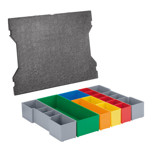 Bosch Scatole per stoccaggio minuteria Set 13pz., per L-BOXX 102