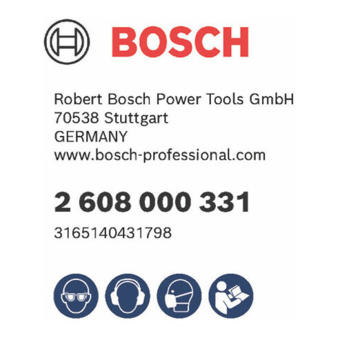 Bosch schaafaanslag voor Bosch bovenfrees GKF 600 Professional