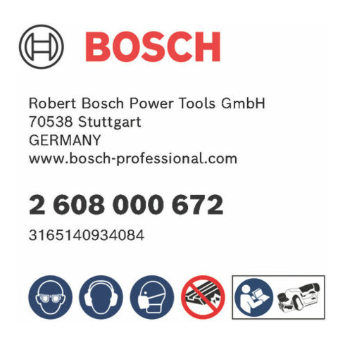 Bosch schaafmes 56 mm voor GHO 12V-20