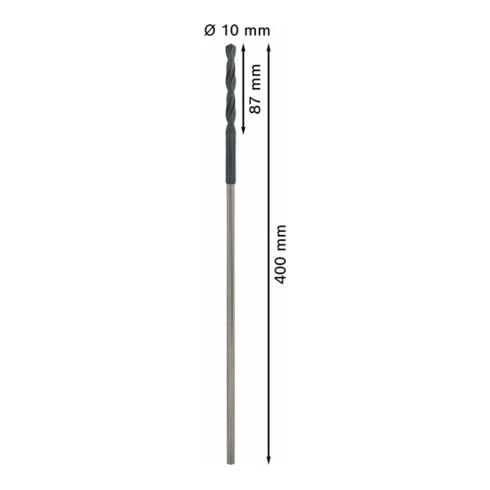 Bosch Schalungs- und Installationsbohrer 10 x 400 mm d 8 mm