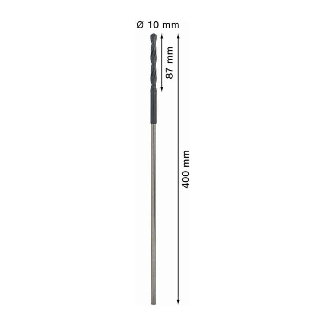 Bosch Schalungs- und Installationsbohrer 10 x 400 mm d 8 mm