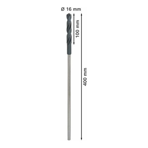 Bosch Schalungs- und Installationsbohrer 16 x 400 mm d 10 mm