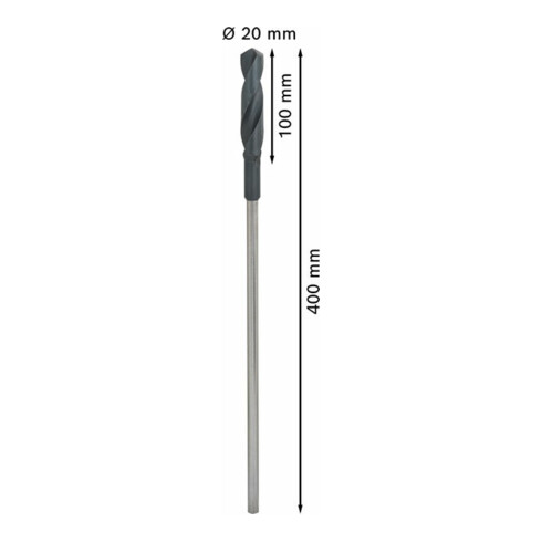 Bosch Schalungs- und Installationsbohrer 20 x 400 mm d 10 mm