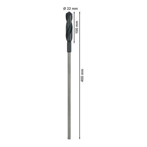 Bosch Schalungs- und Installationsbohrer 22 x 400 mm d 10 mm