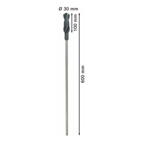 Bosch Schalungs- und Installationsbohrer 30 x 600 mm d 11 mm