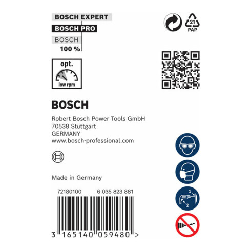 Bosch Schalungs- und Installationsbohrer 8 x 600 mm d 6 mm