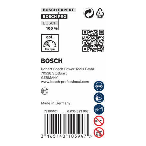 Bosch Schalungs- und Installationsbohrer SDS-plus