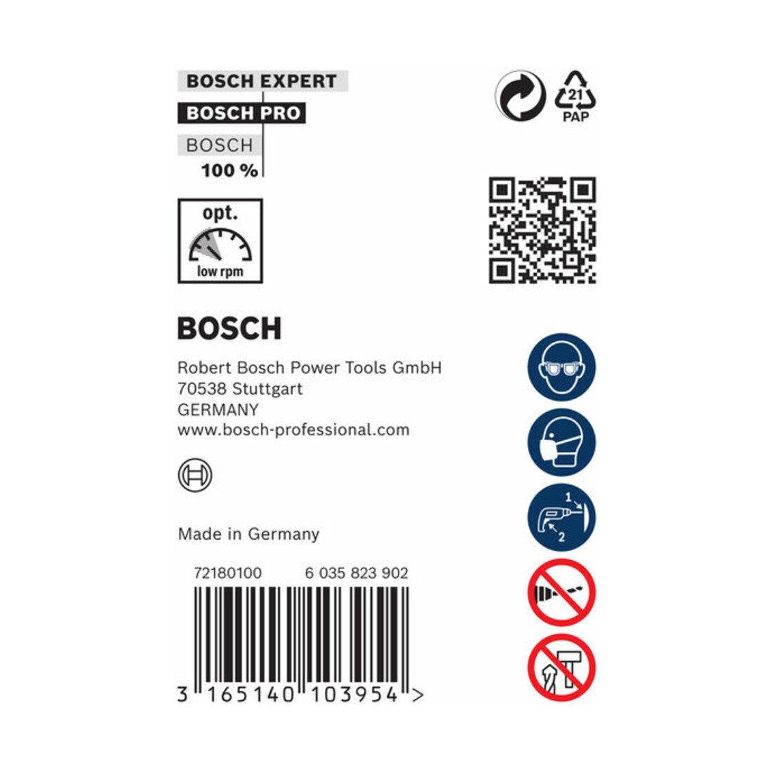 Bosch Schalungs- und Installationsbohrer SDS-plus