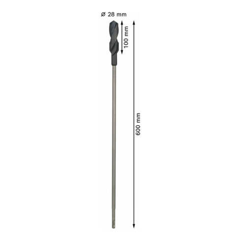 Bosch Schalungs- und Installationsbohrer SDS plus 28 x 600 mm