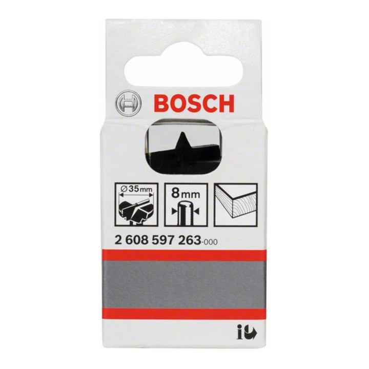 Bosch Scharnierlochbohrer ohne Hartmetallschneiden