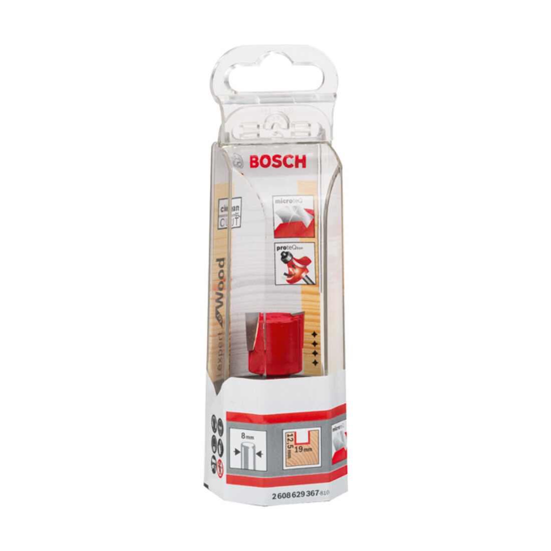 Bosch Scharniernutfräser 8 mm D1 19 mm L 12,5 mm G 51 mm