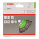 Bosch Scheibenbürste Clean for Inox gewellt rostfrei 115 mm 0,3 mm 8500 U/min,M14-3