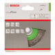 Bosch Scheibenbürste Clean for Inox gewellt rostfrei 115 mm 0,3 mm 8500 U/min,M14