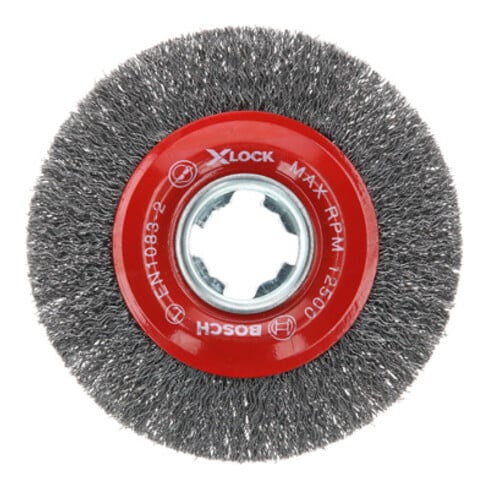 Bosch Scheibenbürste Clean for Metal X-LOCK gewellt 115 mm 0,3 mm