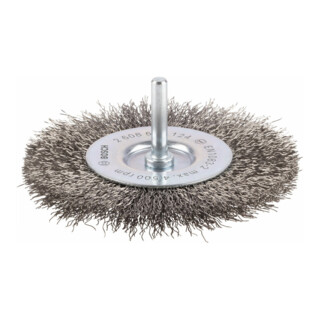 Bosch Edelstahl-Scheibenbürste mit gewelltem Draht