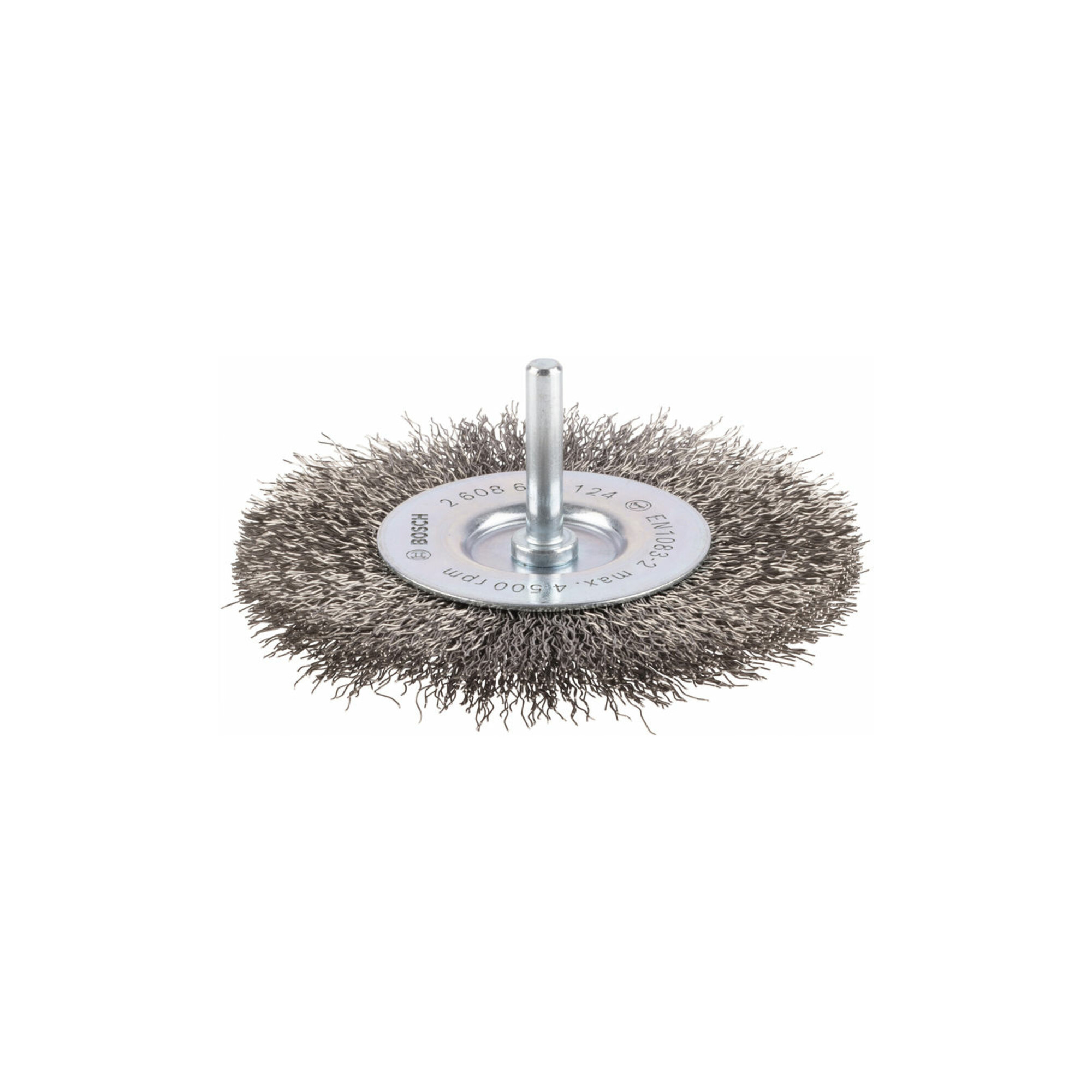 BOSCH Scheibenbürste gewellt rostfrei 100 mm 0,3 mm 10 mm 4500 U/ min