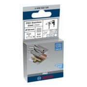 Bosch Scheibenbürste gewellt rostfrei 50 mm 0,2 mm 15 mm 4500 U/ min-2