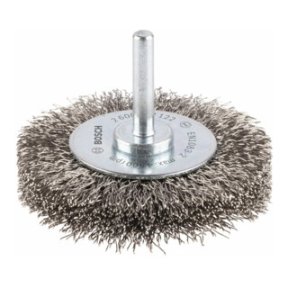 Bosch Scheibenbürste gewellt rostfrei 70 mm 0,3 mm 15 mm 4500 U/ min