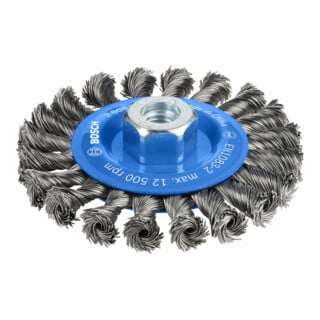 Bosch Scheibenbürste gezopft 115 mm 0,5 mm 12 mm 12500 U/min M14
