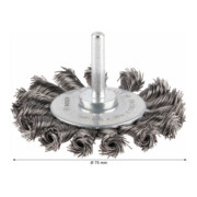 Bosch Scheibenbürste gezopft 75 mm 0,5 mm 13 mm 4500 U/ min-4