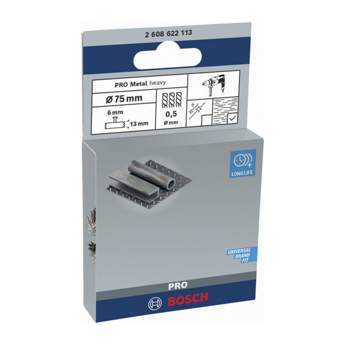 Bosch Scheibenbürste gezopft 75 mm 0,5 mm 13 mm 4500 U/ min