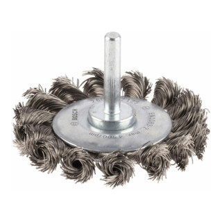 Bosch Scheibenbürste gezopft rostfrei 70 mm 0,35 mm 14 mm 4500 U/ min