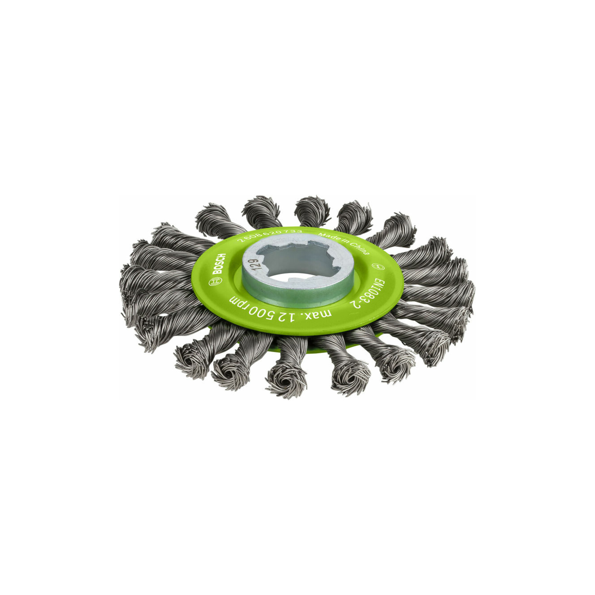 BOSCH Scheibenbürste Heavy for Inox X-LOCK gezopft rostfrei 115 mm 0,5 mm