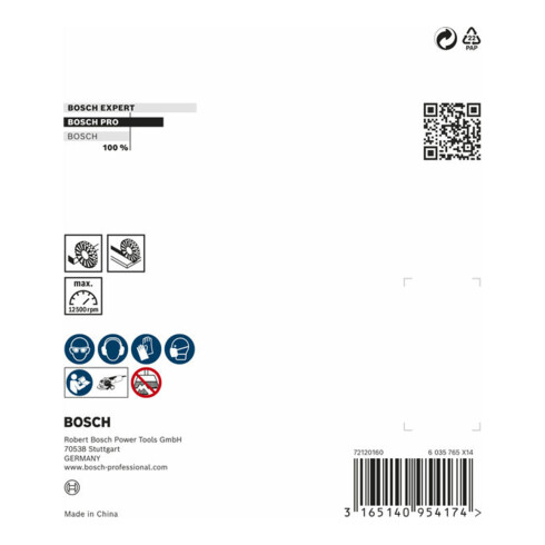 Bosch Scheibenbürste Heavy for Metal X-LOCK gezopft 115 mm 0,5 mm 12 mm