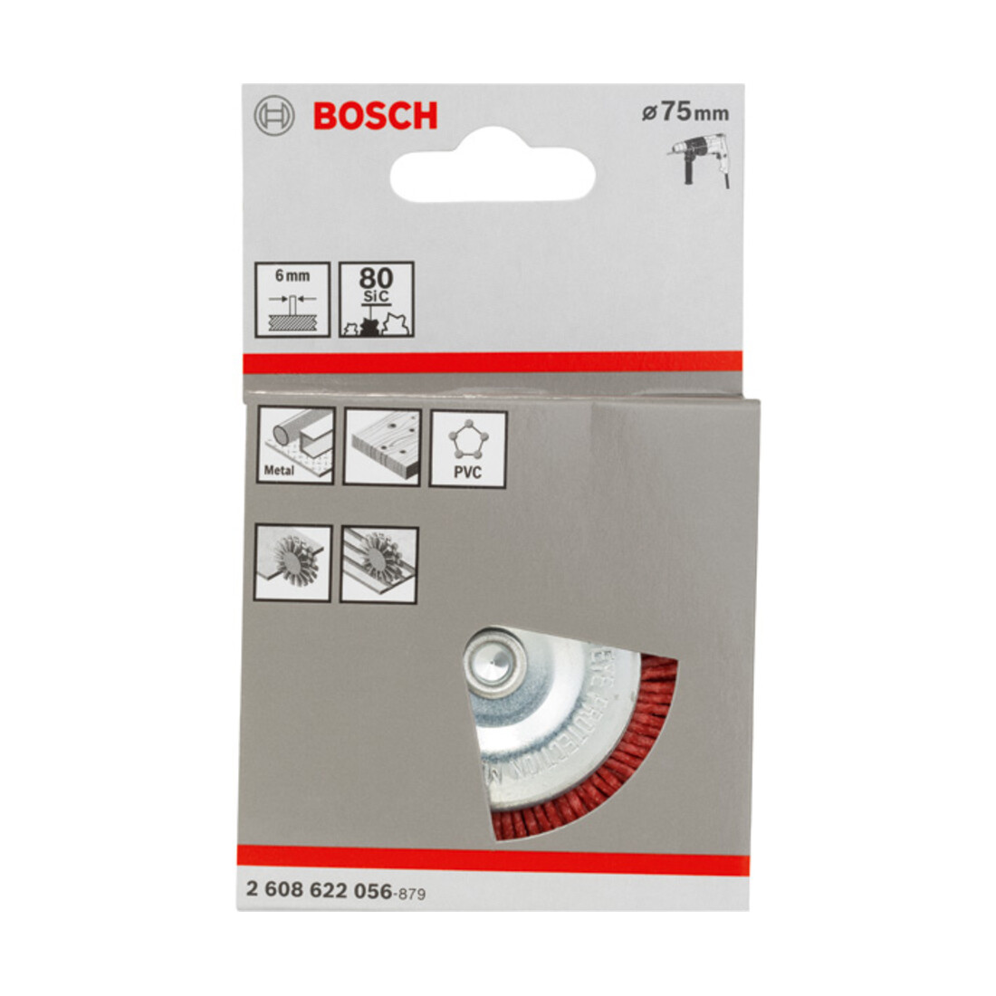 Bosch Nylon-Scheibenbürste mit Korund