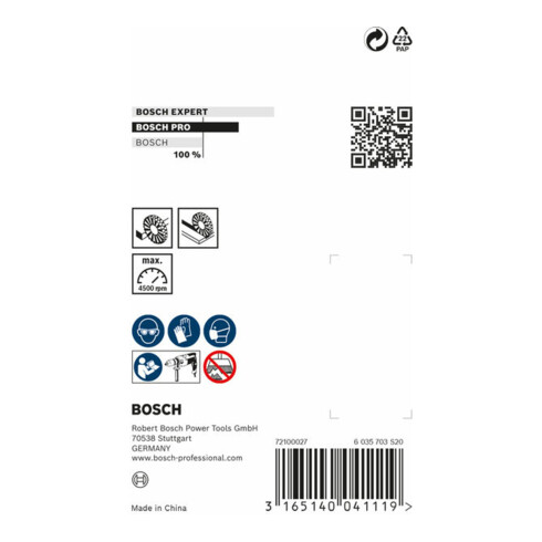 Bosch staalborstel met gegolfde draad