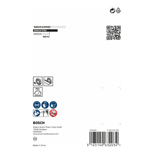 Bosch schijfborstel gegolfd roestvrij 80 mm 0,2 mm 4 mm 4500 tpm