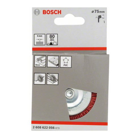 Bosch nylon schijvenborstel met korund