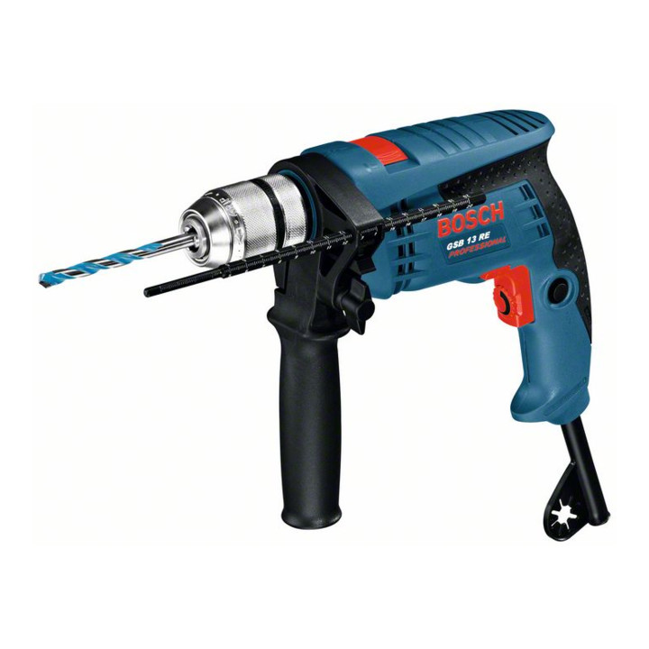 Set Bosch Schlagbohrmaschine GSB 13 RE + 7tlg. Robust Line Holzspiralbohrer-Set + 7tlg. Robust Line Betonbohrer-Set CYL-5