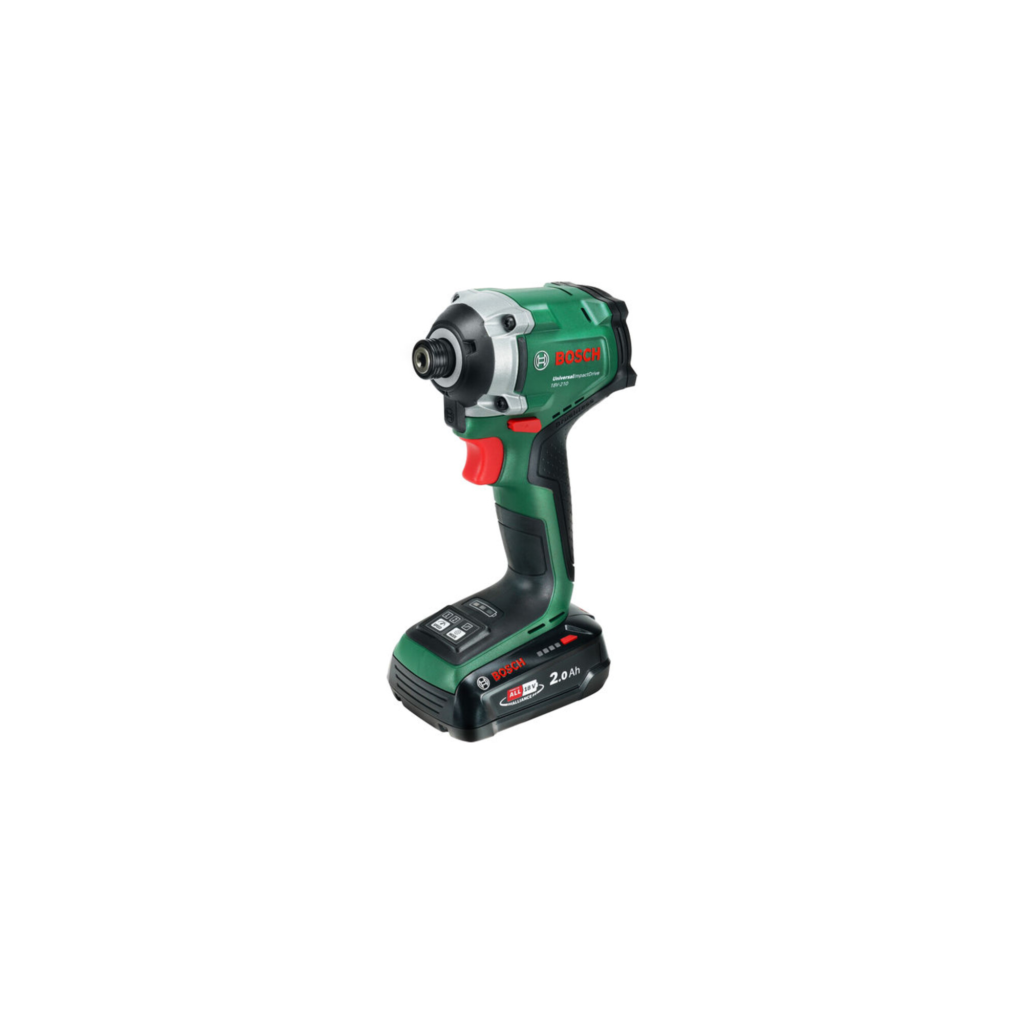 BOSCH Schlagschrauber UID 18V-210, 1 x Akku PBA 18V 2.0Ah, Handwerkerkoffer