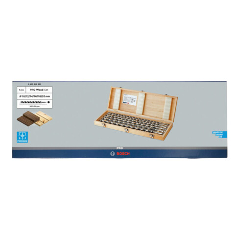 Bosch Schlangenbohrer-Set 6-teilig 10 - 20 mm 360 mm 450 mm