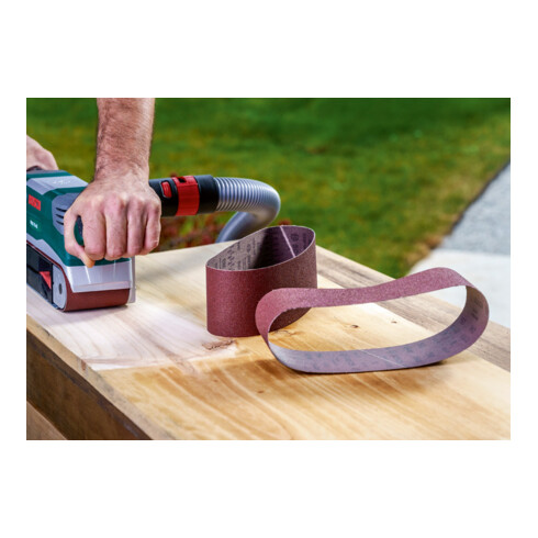 Bosch Schleifband-Set für B&D, 9-teilig, 75 x 533 mm, Körnung 60, 80, 100