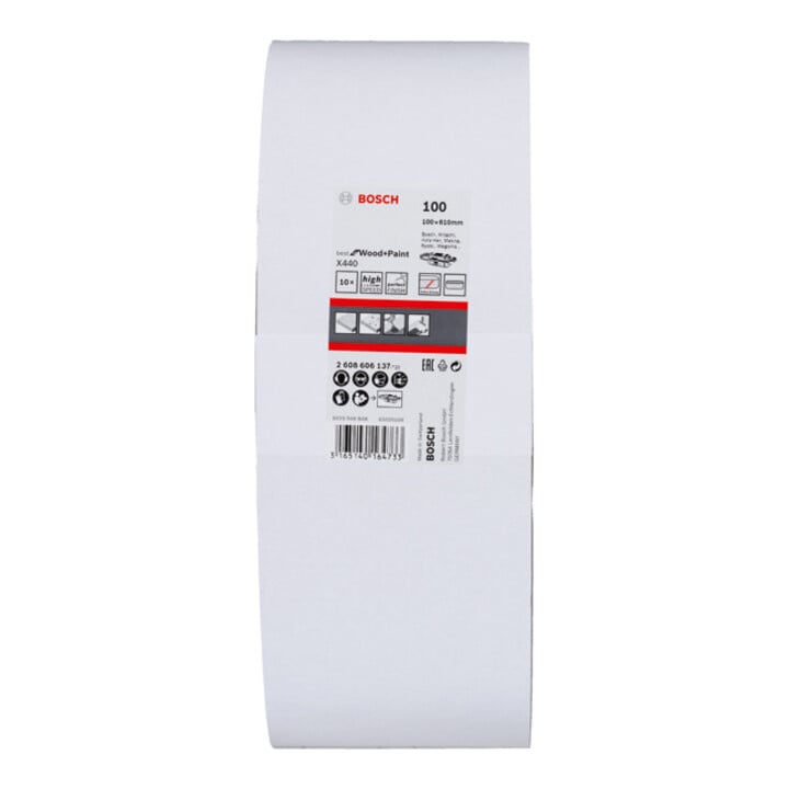 Bosch Schleifband-Set X440 Best for Wood and Paint 100 x 610 mm 100